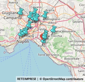 Mappa 80056 San Giorgio a Cremano NA, Italia (6.91533)