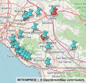Mappa Via San Leonardo Zabatta, 80044 Ottaviano NA, Italia (9.7225)