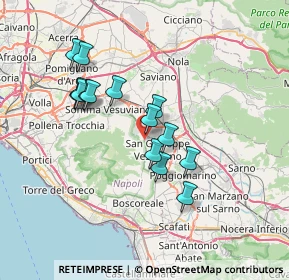 Mappa Via San Leonardo Zabatta, 80044 Ottaviano NA, Italia (6.61467)