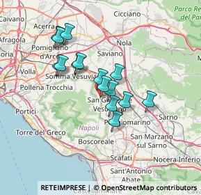 Mappa Via San Leonardo Zabatta, 80044 Ottaviano NA, Italia (5.85533)