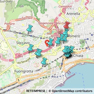 Mappa Via Isonzo, 80126 Napoli NA, Italia (0.9325)