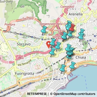 Mappa Via Isonzo, 80126 Napoli NA, Italia (1.0085)