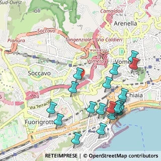 Mappa Via Po, 80126 Napoli NA, Italia (1.28737)