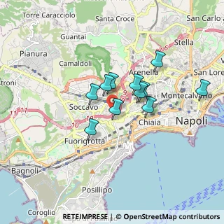 Mappa Via Po, 80126 Napoli NA, Italia (1.36364)