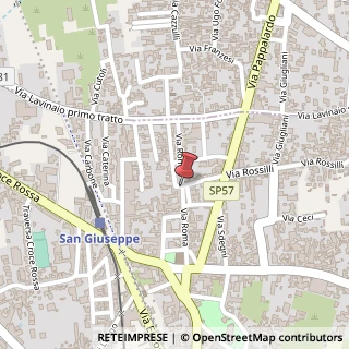 Mappa Via Roma, 75, 80047 San Giuseppe Vesuviano, Napoli (Campania)
