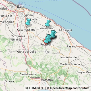 Mappa Via Maestri del lavoro, 70017 Putignano BA, Italia (6.78583)