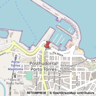 Mappa Via Mare, 6, 07046 Porto Torres, Sassari (Sardegna)
