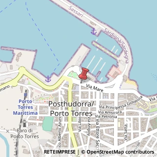 Mappa Via Mare,  18, 07046 Porto Torres, Sassari (Sardegna)