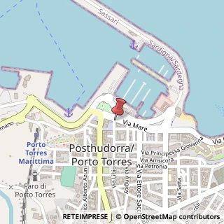 Mappa Via Mare, 14, 07046 Porto Torres, Sassari (Sardegna)
