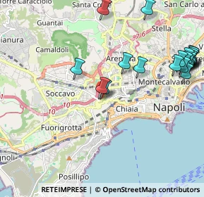 Mappa Via Timavo, 80127 Napoli NA, Italia (2.8355)