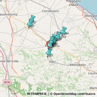 Mappa 70017 Zona Industriale BA, Italia (4.00167)