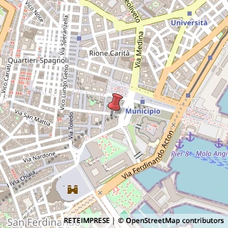 Mappa Via Santa Brigida, 51, 80133 Napoli, Napoli (Campania)
