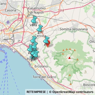 Mappa Via Panoramica Fellapane, 80040 San Sebastiano Al Vesuvio NA, Italia (3.40455)