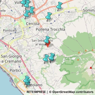 Mappa Via Panoramica Fellapane, 80040 San Sebastiano Al Vesuvio NA, Italia (3.10615)