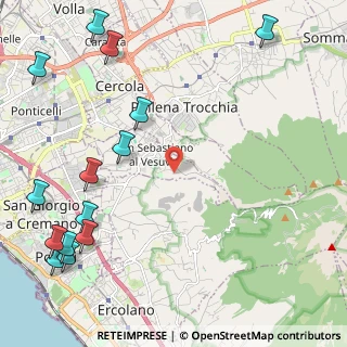 Mappa Via Panoramica Fellapane, 80040 San Sebastiano Al Vesuvio NA, Italia (3.40571)