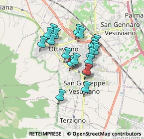 Mappa Via Croce Rossa, 80047 San Giuseppe Vesuviano NA, Italia (1.3915)