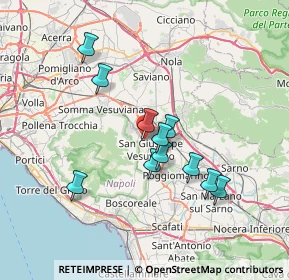 Mappa Via Croce Rossa, 80047 San Giuseppe Vesuviano NA, Italia (6.50364)