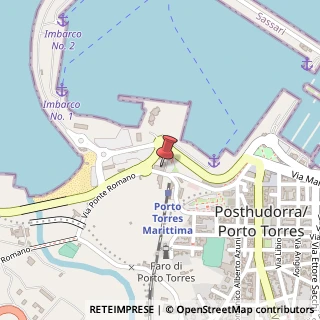 Mappa Via Ponte Romano, 100, 07046 Porto Torres, Sassari (Sardegna)