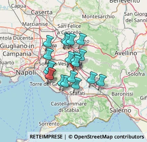 Mappa Via Saviano, 80047 San Giuseppe Vesuviano NA, Italia (9.729)