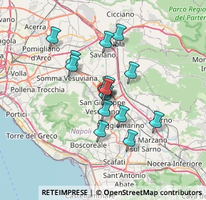 Mappa Via Saviano, 80047 San Giuseppe Vesuviano NA, Italia (5.55333)