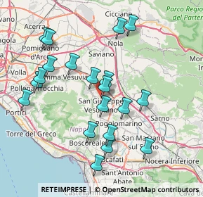 Mappa Via Saviano, 80047 San Giuseppe Vesuviano NA, Italia (8.3065)