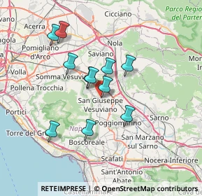 Mappa Via Saviano, 80047 San Giuseppe Vesuviano NA, Italia (6.26455)