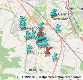 Mappa Via Saviano, 80047 San Giuseppe Vesuviano NA, Italia (1.4615)