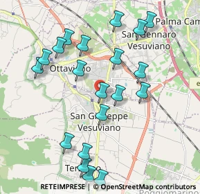 Mappa Via Saviano, 80047 San Giuseppe Vesuviano NA, Italia (2.304)