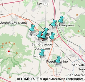 Mappa Via Saviano, 80047 San Giuseppe Vesuviano NA, Italia (2.16182)