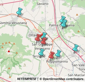 Mappa Via Saviano, 80047 San Giuseppe Vesuviano NA, Italia (3.82)