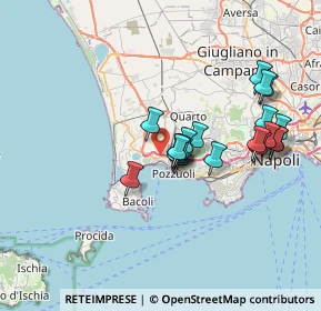 Mappa Via Adriano Olivetti, 80078 Pozzuoli NA, Italia (6.9535)