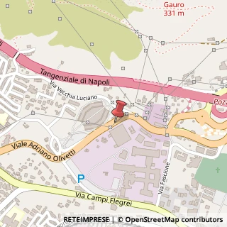 Mappa Via Adriano Olivetti, 1, 80078 Pozzuoli, Napoli (Campania)