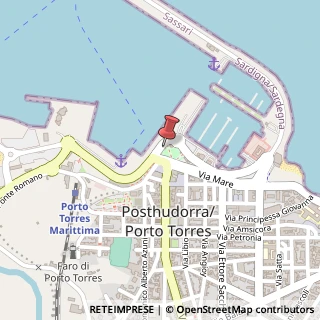 Mappa Piazza Dogana, 07046 Porto Torres, Sassari (Sardegna)