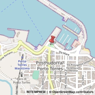 Mappa Piazza Colombo, 3, 07046 Porto Torres, Sassari (Sardegna)