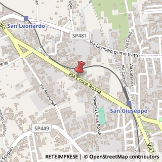 Mappa Via Croce Rossa,  97, 80047 San Giuseppe Vesuviano, Napoli (Campania)