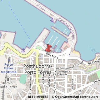 Mappa Via Mare, 24, 07046 Porto Torres, Sassari (Sardegna)