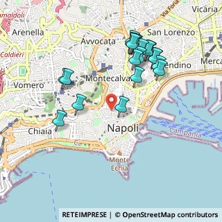 Mappa Vico Tiratoio, 80132 Napoli NA, Italia (1.08)