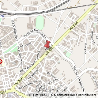 Mappa Via Vezzano, 5, 70022 Altamura, Bari (Puglia)