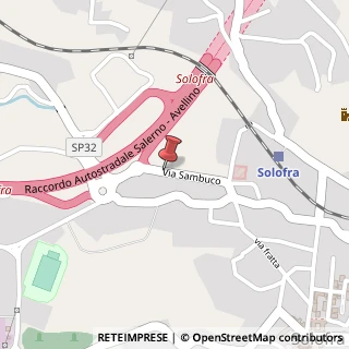 Mappa Via Sambuco, 27, 83029 Solofra, Avellino (Campania)