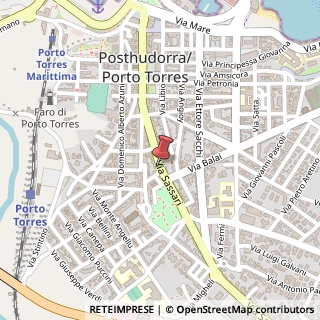 Mappa Via Sassari, 44, 07046 Porto Torres, Sassari (Sardegna)