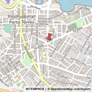 Mappa Via principe di piemonte, 07046 Porto Torres, Sassari (Sardegna)
