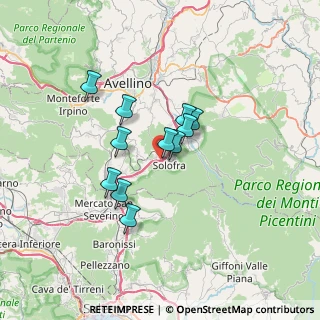 Mappa Via Celentane, 83029 Solofra AV, Italia (5.37455)