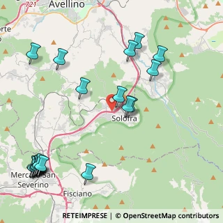 Mappa Via Celentane, 83029 Solofra AV, Italia (6.025)