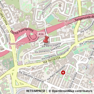 Mappa Via Mario Gigante,  22, 80126 Napoli, Napoli (Campania)