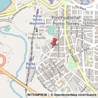 Mappa Via Eleonora D'Arborea, 42, 07046 Porto Torres, Sassari (Sardegna)