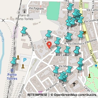 Mappa Via A. Conti, 07046 Porto Torres SS, Italia (0.17586)