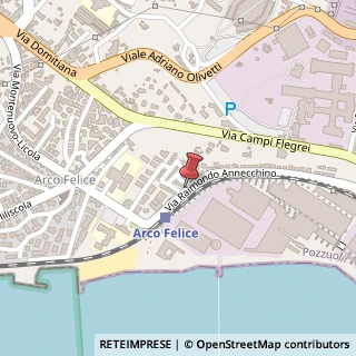 Mappa Via Raimondo Annecchino, 228, 80078 Pozzuoli, Napoli (Campania)