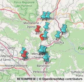 Mappa Via Laura, 83025 Montoro AV, Italia (6.97588)