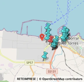 Mappa Porto Torres Z.i. Centro, 07046 Porto Torres SS, Italia (1.5805)