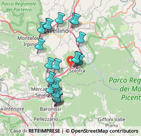 Mappa Località Carpisano Zona Ind.le, 83029 Solofra AV, Italia (7.411)